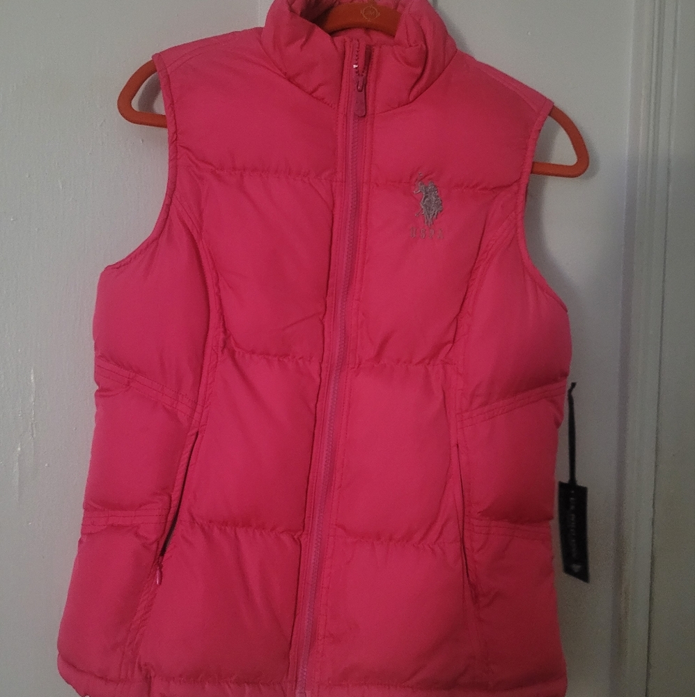 NWT Pink Winter down sleeves jacket